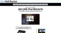 Desktop Screenshot of ipadwallbracket.com