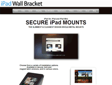 Tablet Screenshot of ipadwallbracket.com